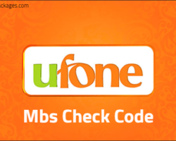 ufone mbs check code